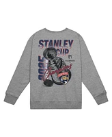 Mitchell & Ness Men's Heather Gray Florida Panthers 2025 Stanley Cup Champions Pullover Sweatshirt