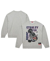 Mitchell & Ness Women's Heather Gray Florida Panthers 2025 Stanley Cup Champions Pullover Sweatshirt