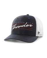 '47 Brand Men's Navy Oklahoma City Thunder Downburst Trucker Adjustable Hat