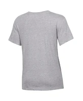 Champion Women's Gray Texas Longhorns 2025 Ncaa Softball College World Series Champions Locker Room V-Neck T-Shirt