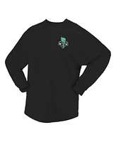 Spirit Jersey Women's Black New York Liberty Oversized Preppy City Long Sleeve T-Shirt