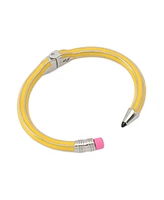 Betsey Johnson Yellow Straight Pencil Cuff Bracelet