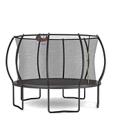 Streamdale Furniture 12FT trampoline Pumpkin- Black Red