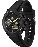 Lacoste Men's LC33 Black Silicone Strap Watch