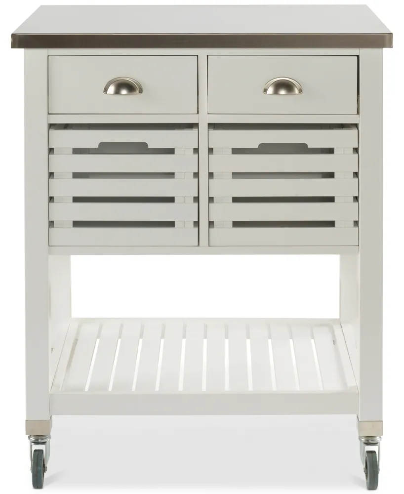 Robbin Kitchen Cart, White