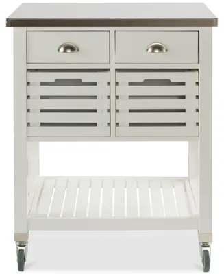 Robbin Kitchen Cart, White