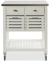 Robbin Kitchen Cart, White