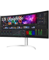 40 inch Ips Hdr Ultrawide Curved Monitor - Silver/White
