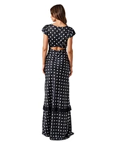 Modenaire Women's Sleeveless Ribbed Knit High Neck Midi Dress