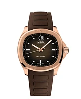 Mido Unisex Multifort Brown Swiss Automatic Watch, 40mm