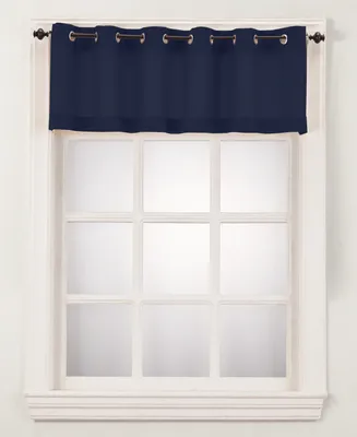 No. 918 Montego Casual Textured Semi-Sheer Grommet Kitchen Curtain Valance