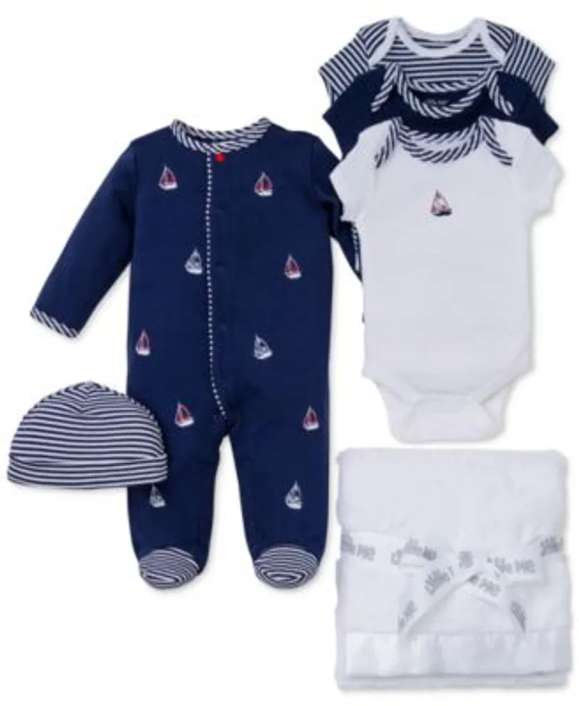 Little Me Baby Boys Sailboat Gift Bundle Collection