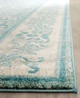 Safavieh Evoke Evk242c Ivory Light Blue Area Rugs