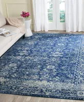 Safavieh Evoke EVK270A Navy/Ivory 5'1" x 7'6" Area Rug