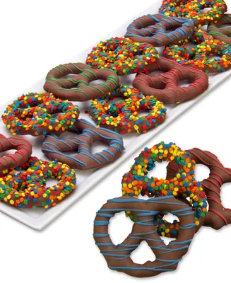 Chocolate Covered Company 12-Pc. Birthday Belgian Chocolate Dipped Pretzel Twist Collection