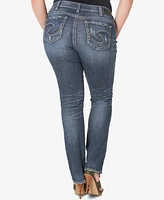 Silver Jeans Co. Plus Suki Straight-Leg