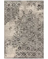 Loloi Emory Eb-01 Ivory/Charcoal 2'5" x 7'7" Runner Area Rug