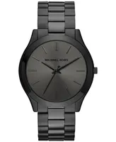 Michael Kors Unisex Slim Runway Ion-Plated Stainless Steel Bracelet Watch 44mm