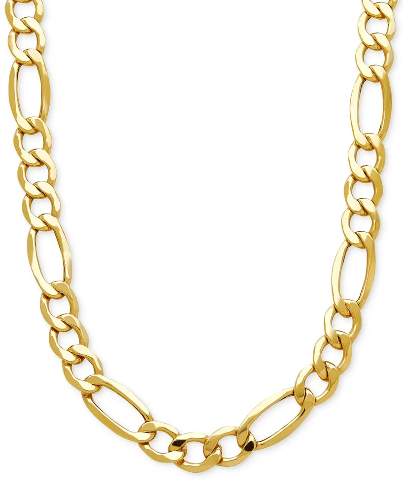 Italian Gold Men's Figaro Link Chain Necklace (7-1/5MM) in 10k Gold