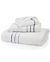 Hotel Collection Ultimate Micro Cotton Borderline 13" x 13" Washcloth, Created for Macy's