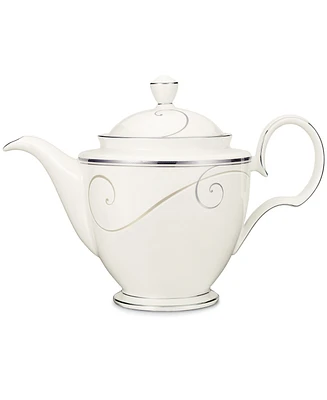 Noritake Dinnerware, Platinum Wave Coffee Pot