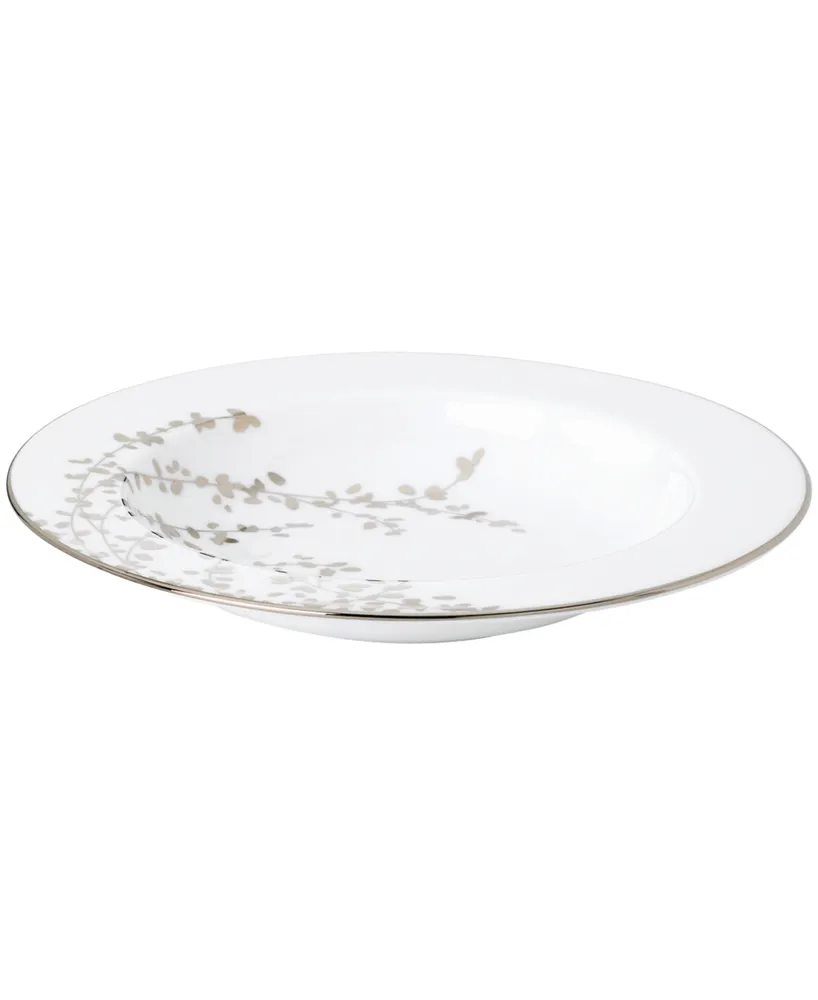 kate spade new york Gardner Street Platinum Rim Soup Bowl