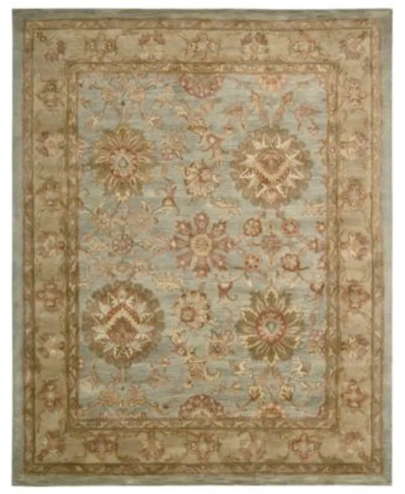 Nourison Home Rugs Rajah Ja19 Antique Nain Aqua