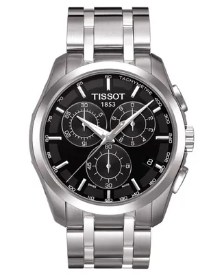 Tissot Men's Chronograph Stainless Steel Bracelet Watch 41mm