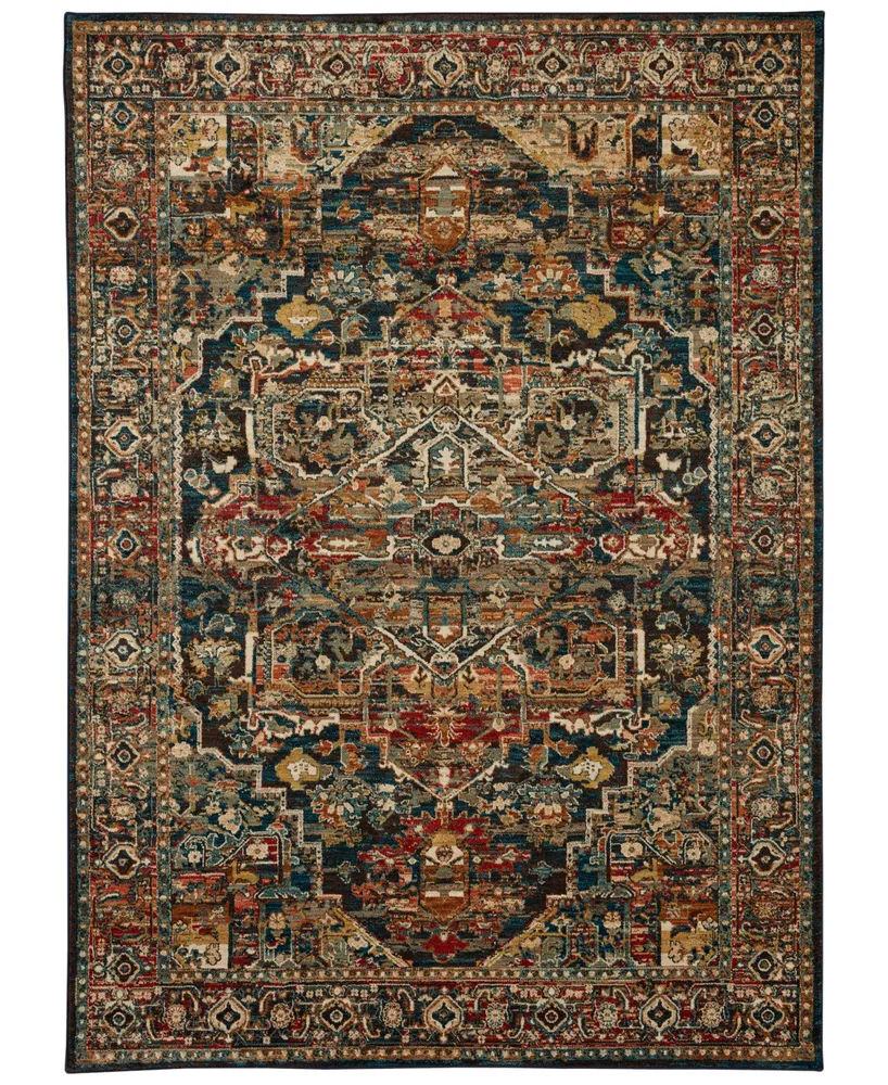 Karastan Spice Market Alacantara Sapphire 5'3" x 7'10" Area Rug