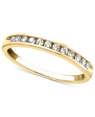 Diamond Band Ring (1/4 ct. t.w.) 14k Gold or White
