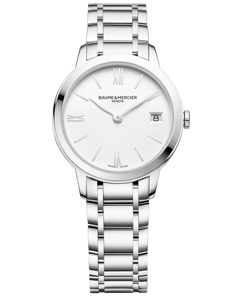 Baume & Mercier Women's Swiss Classima Stainless Steel Bracelet Watch 31mm M0A10335