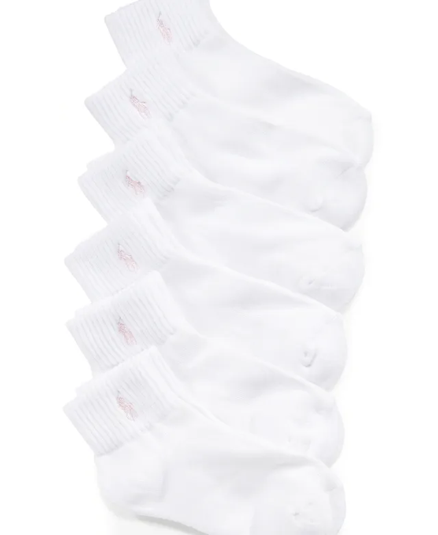 Ralph Lauren Polo Ralph Lauren Low-Cut Socks 6 Pack, Little Girls & Big