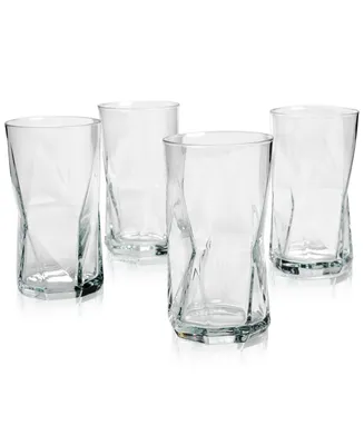 Bormioli Rocco Cassiopea Highball Glasses, Set of 4