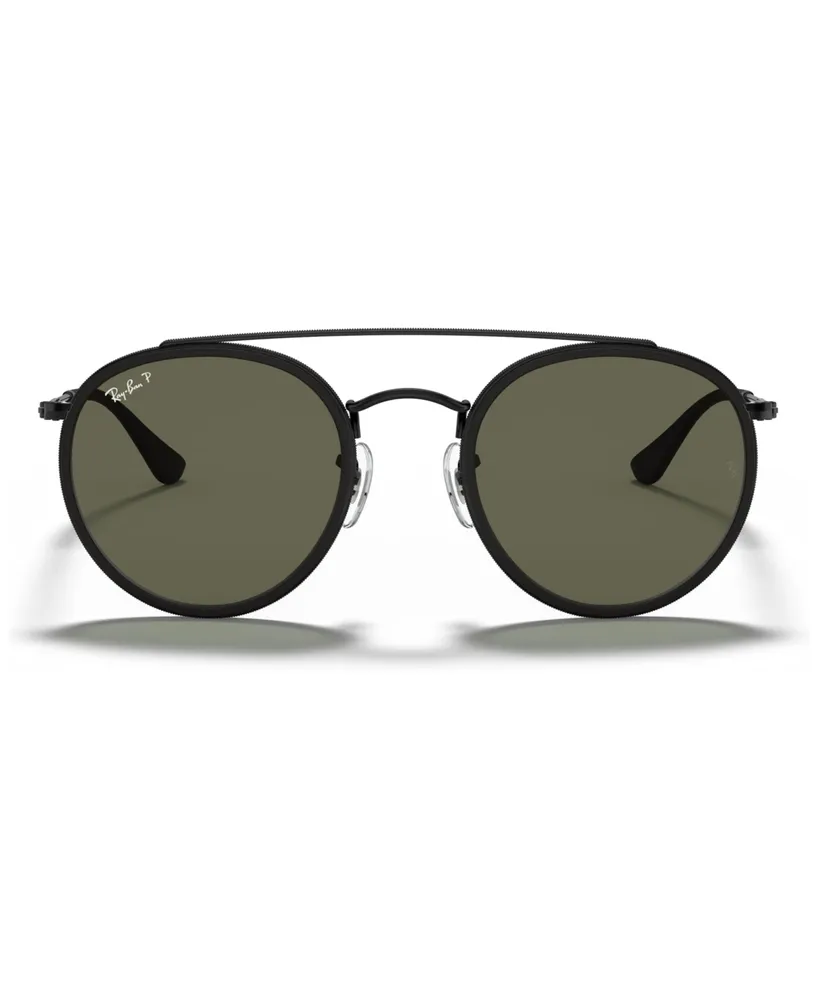 Ray-Ban Polarized Sunglasses , RB3647N Round Double Bridge