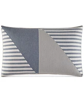 Nautica Fairwater Yarn Dye Cotton Decorative Pillow, 14" X 20"