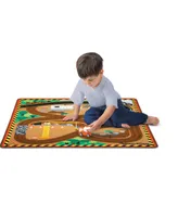 Closeout! Melissa & Doug Construction Rug & Vehicle Set Playmat