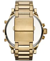 Diesel Men's Mr. Daddy 2.0 Gold-Tone Ion-Plated Stainless Steel Bracelet Watch 57mm DZ7333