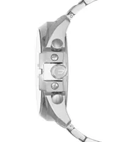 Diesel Men's Chronograph Mega Chief Stainless Steel Bracelet Watch 59x51mm DZ4308
