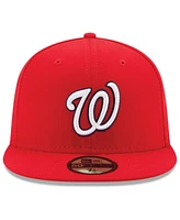 New Era Big Boys and Girls Washington Nationals Authentic Collection 59FIFTY Cap