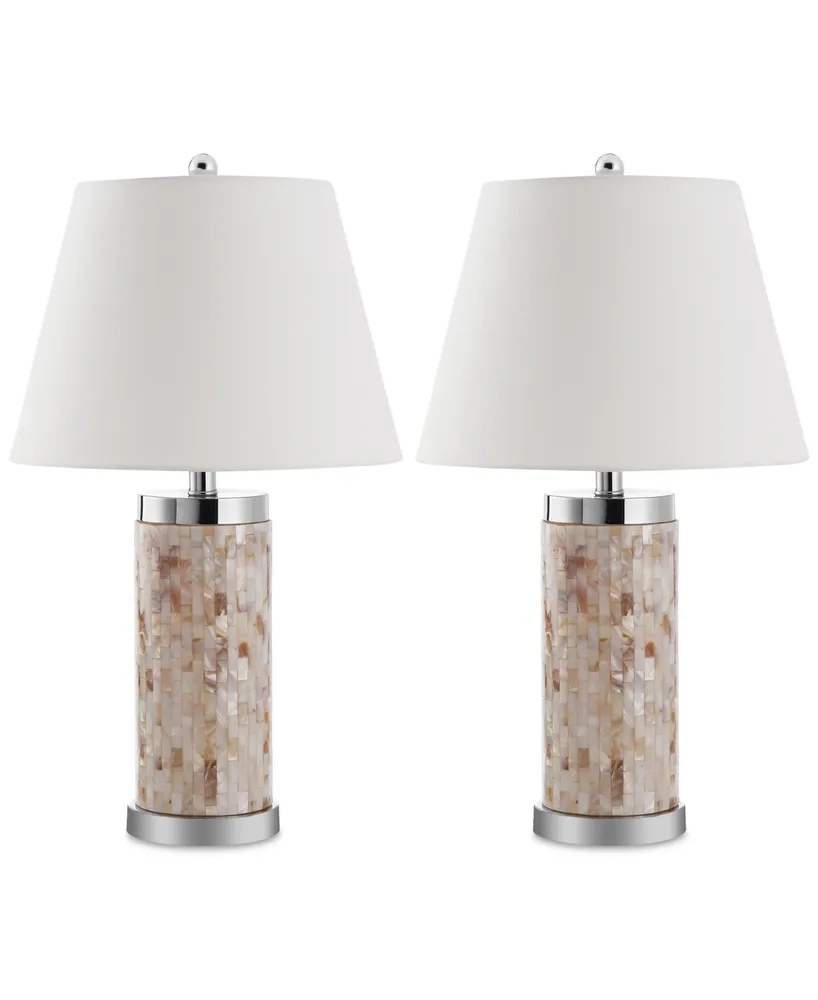 Safavieh Set of 2 Diana Shell Table Lamps