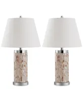 Safavieh Set of 2 Diana Shell Table Lamps