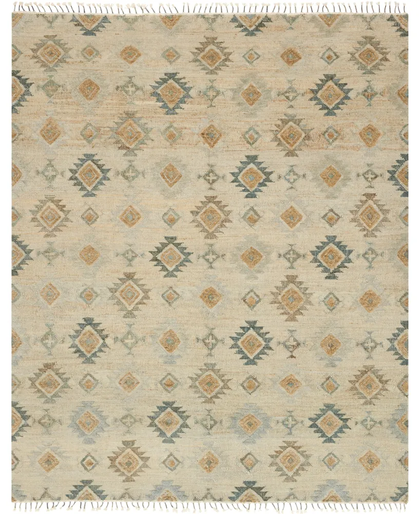 Loloi Owen Ow-05 Pewter/Sand 5' x 7'6" Flatweave Area Rug