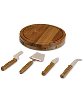 Toscana by Picnic Time Acacia Circo Cheese Board & Tools Set