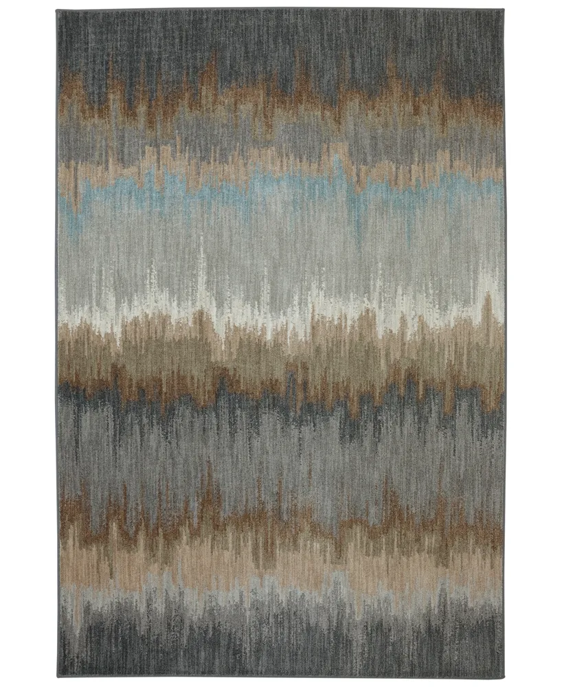 Karastan Euphoria Cashel Abyss Blue 3'6" x 5'6" Area Rug