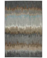 Karastan Euphoria Cashel Abyss Blue 2'4" x 7'10" Runner Rug