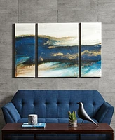 Ink+Ivy Rolling Waves Canvas Print Set