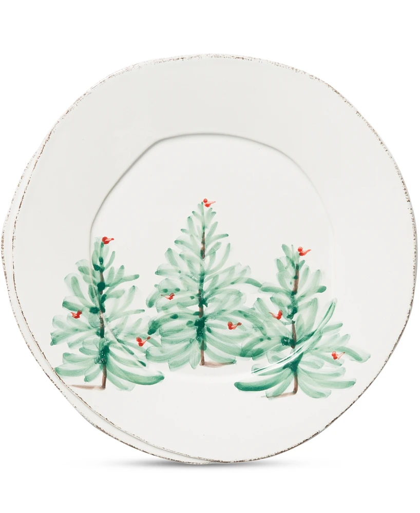 Vietri Lastra Holiday Salad Plate