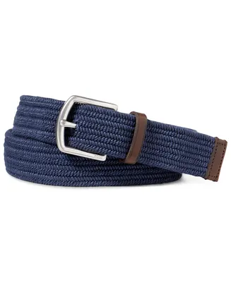 Tommy Hilfiger Stitched-Loop Brown Belt - Macy's