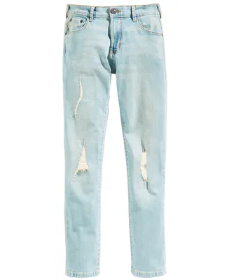 Distressed Denim Slim-Fit Jeans, Big Boys (8-20), Created for Macy's