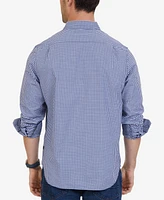 Nautica Men's Classic-Fit Long-Sleeve Gingham Check Poplin Shirt